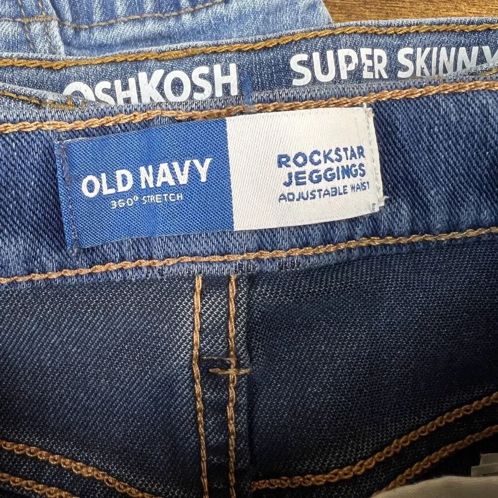 Kids Jeans Lot of 3 (2 4A + 1 5A)OshKosh B'Gosh and Old Navy